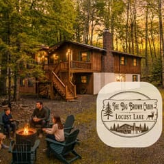 The Big Brown Cabin at Locust Lake